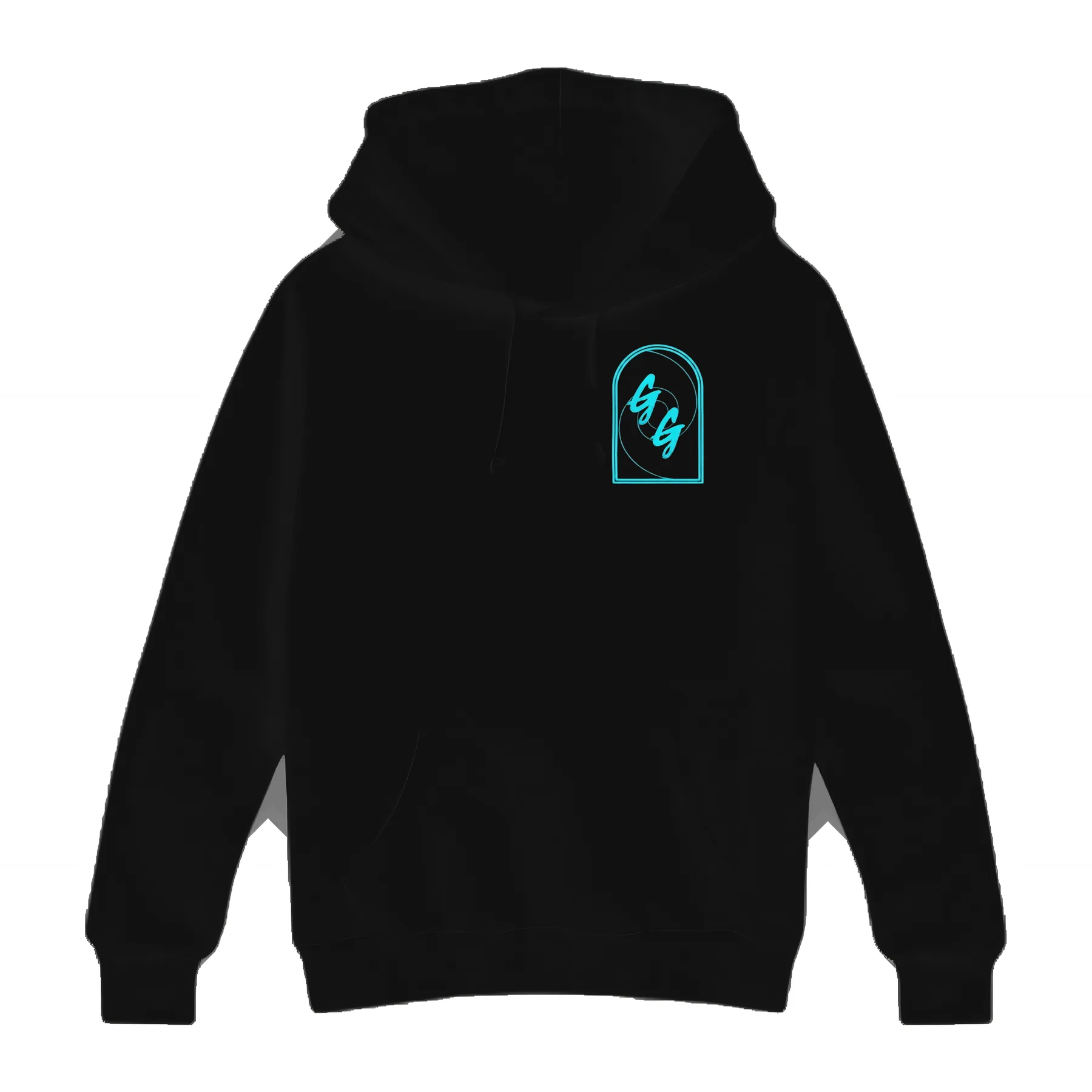 Gangway Hoodie in Black, front