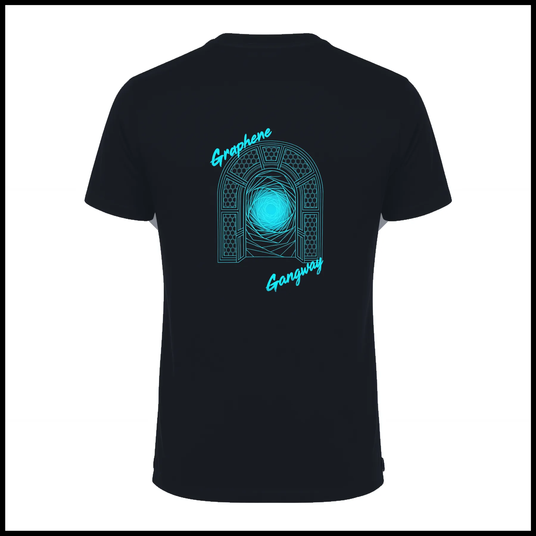 Gangway Tee in Carbon, back